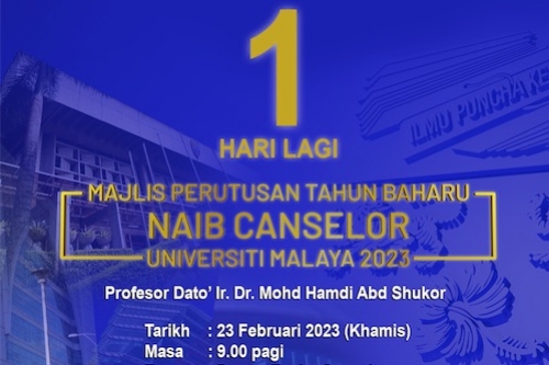 Majlis Perutusan Tahun Baharu Naib Canselor Universiti Malaya 2023