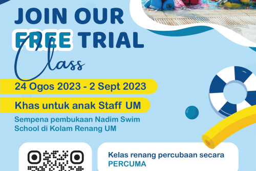 KELAS RENANG PERCUBAAN SECARA PERCUMA