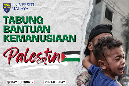 SUMBANGAN TABUNG KEMANUSIAAN PALESTIN UNIVERSITI MALAYA