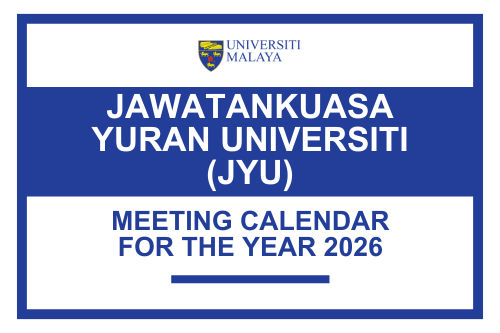 Jawatankuasa Yuran Universiti (JYU) Meeting Calendar for The Year 2026