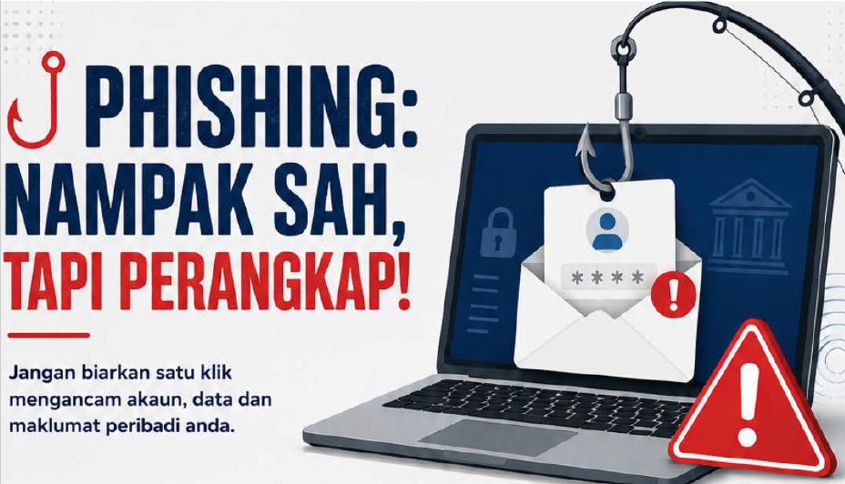 Hebahan Bulanan Kesedaran Keselamatan Siber: Phishing Nampak Sah, Tapi Perangkap